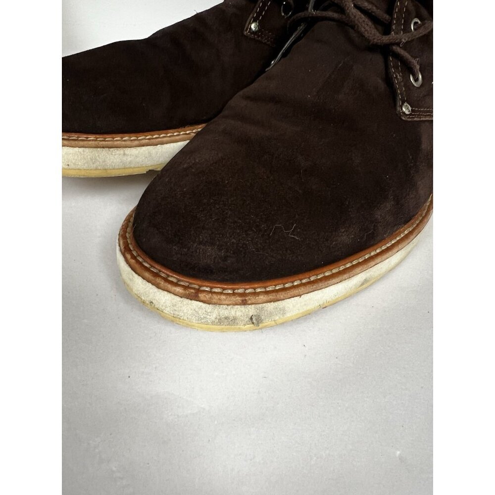 Gucci Dark Brown Suede Chukka Boots Shoes Mens Sz 11 - Picture 3 of 13